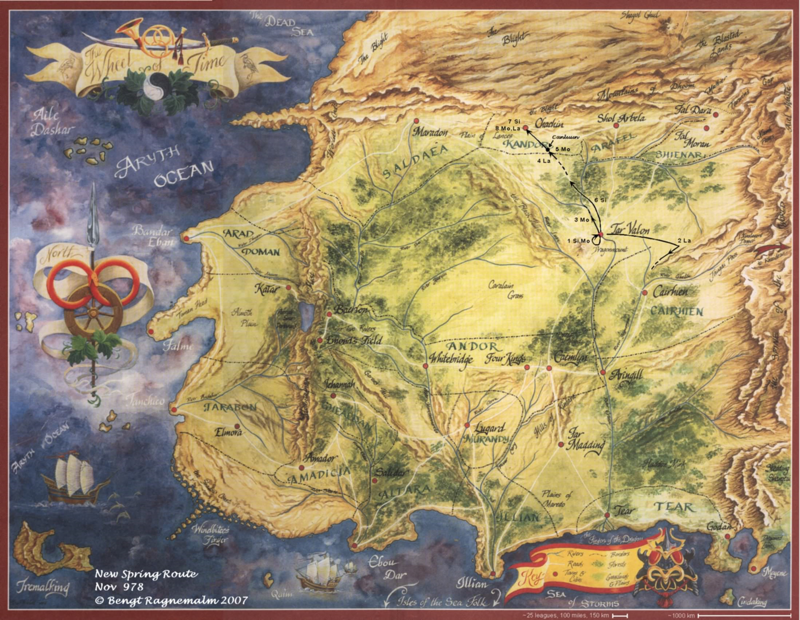 Spine of the World map preview
